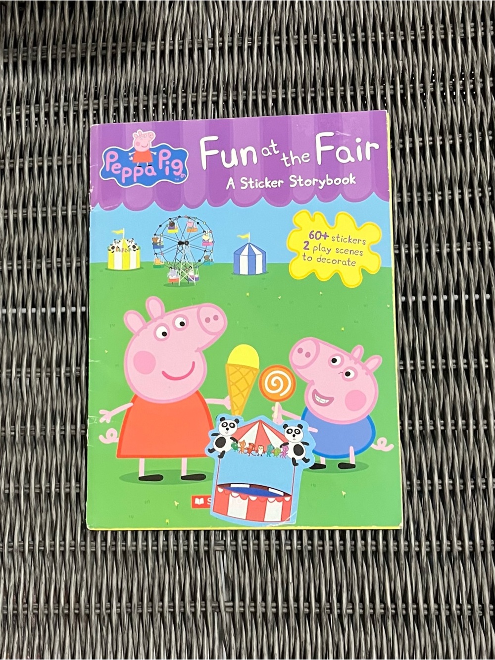 Fun at the Fair: Sticker Storybook Peppa Pig BRAND NEW, no stickers included